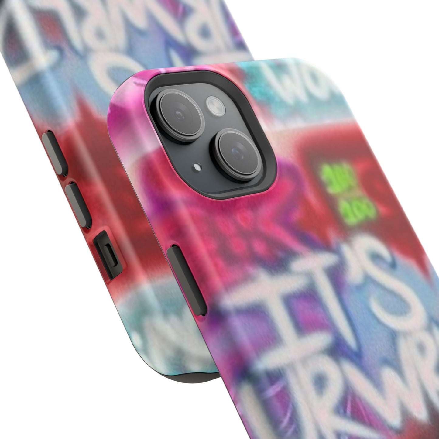 MagSafe „its ur WRLD“ Airbrush iPhone Hülle