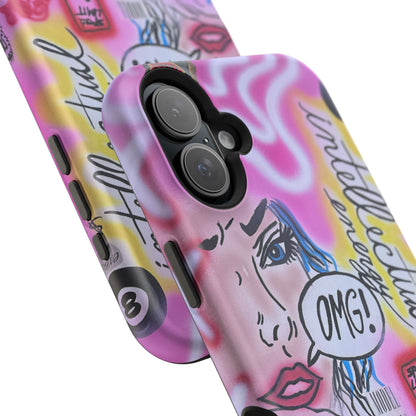 MagSafe "intellektuelle Energie" Airbrush iPhone Hülle