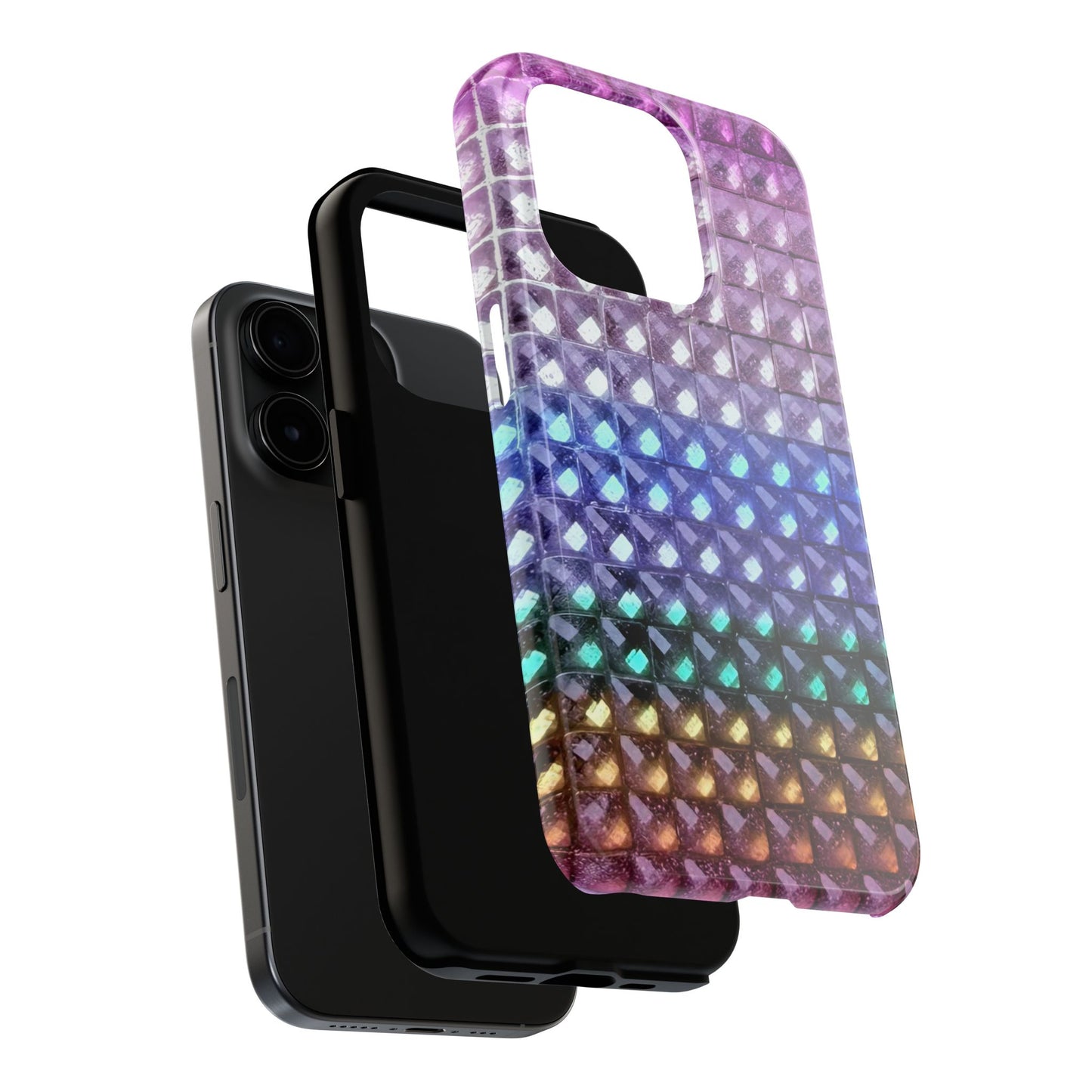 "multicolor studs" airbrush iPhone case
