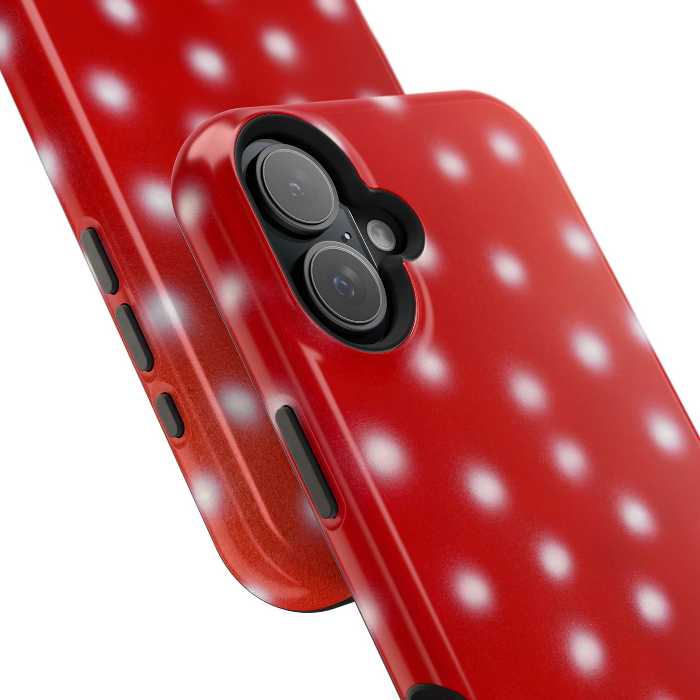 MagSafe "cherry crush polka dot" airbrush iPhone case