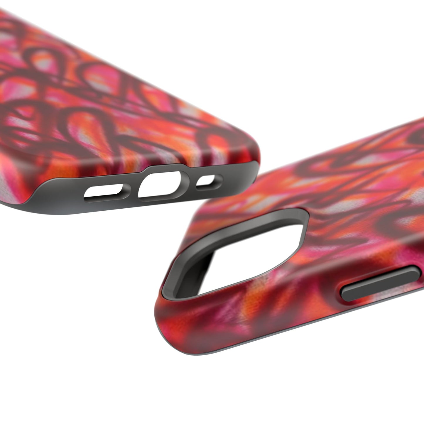 MagSafe „Graffiti Love“ Airbrush iPhone Hülle