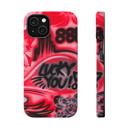 MagSafe „lucky you! pt. 2“ Airbrush iPhone Hülle