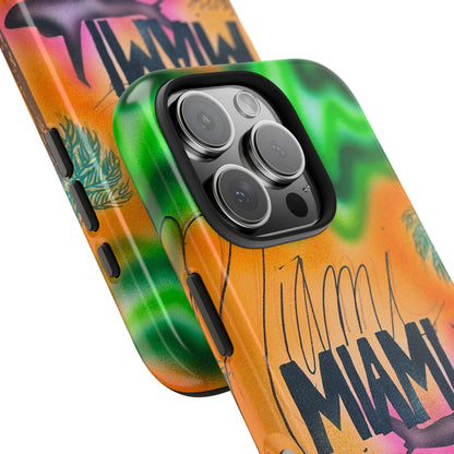 "miami, fl" airbrush iPhone case
