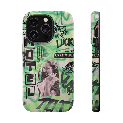 MagSafe "lust over luck" airbrush iPhone case