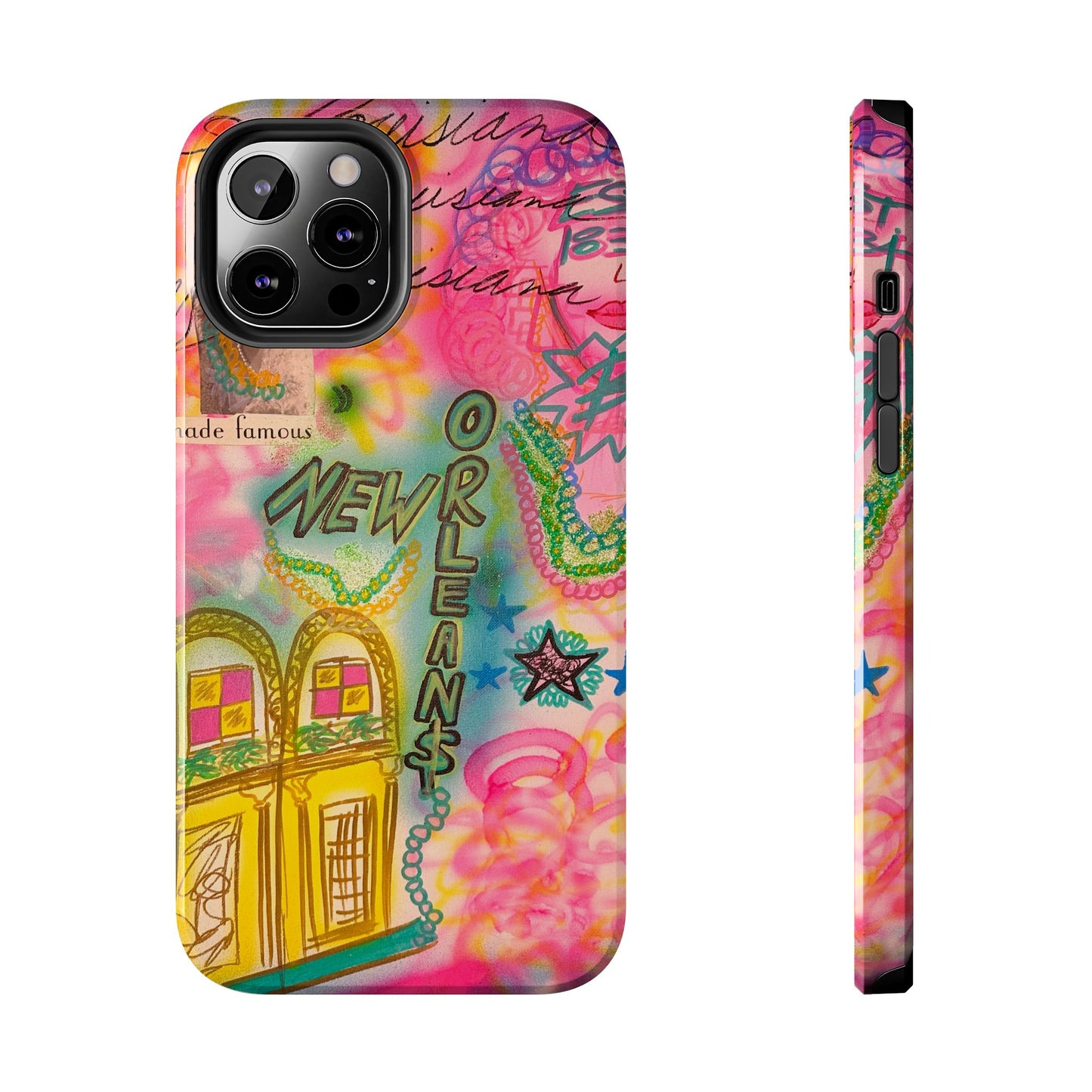 "new orleans, la" airbrush iPhone case