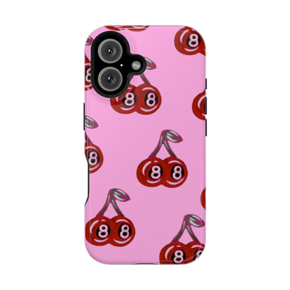 MagSafe "cami cherry pink" Airbrush iPhone Hülle