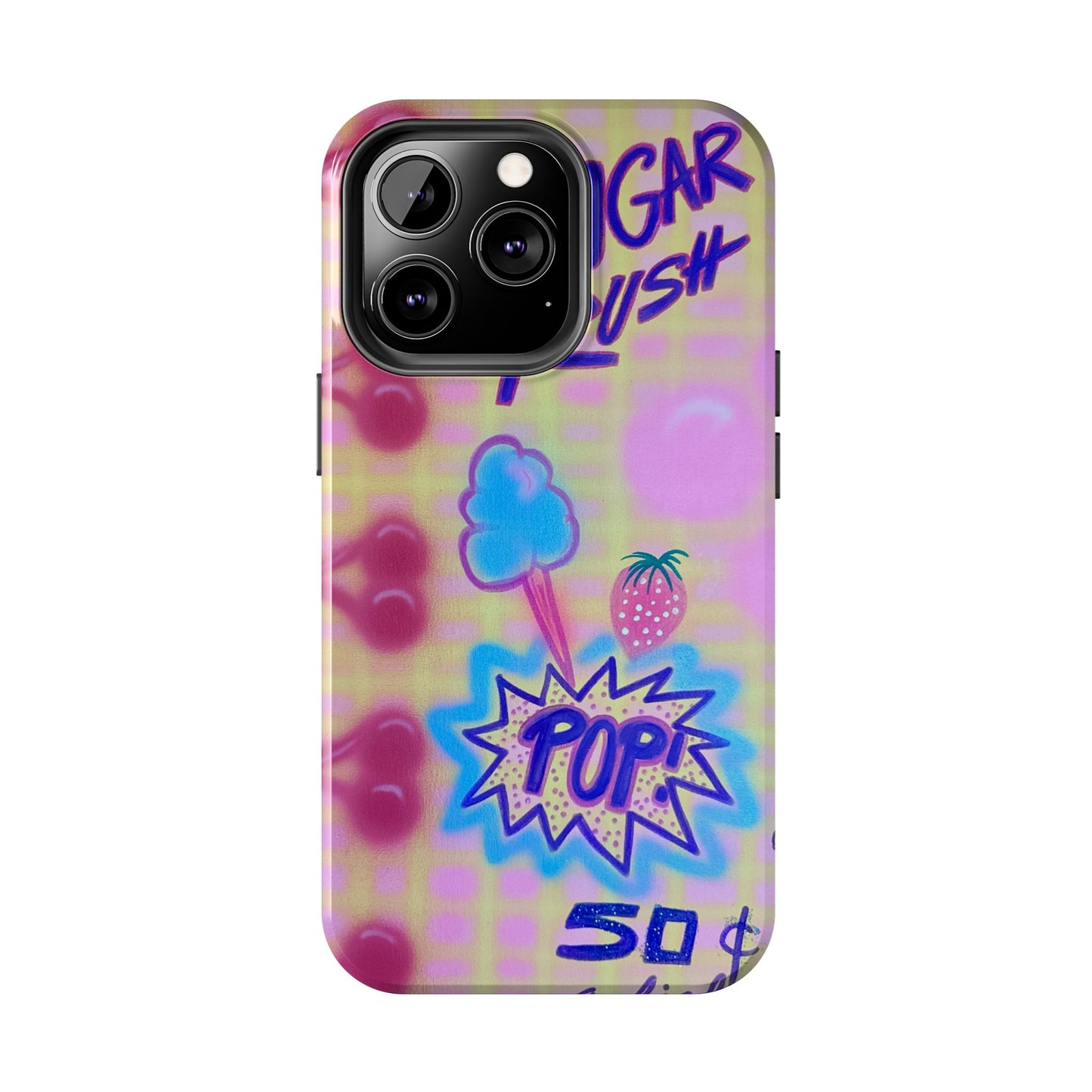 "sugar rush" airbrush iPhone case