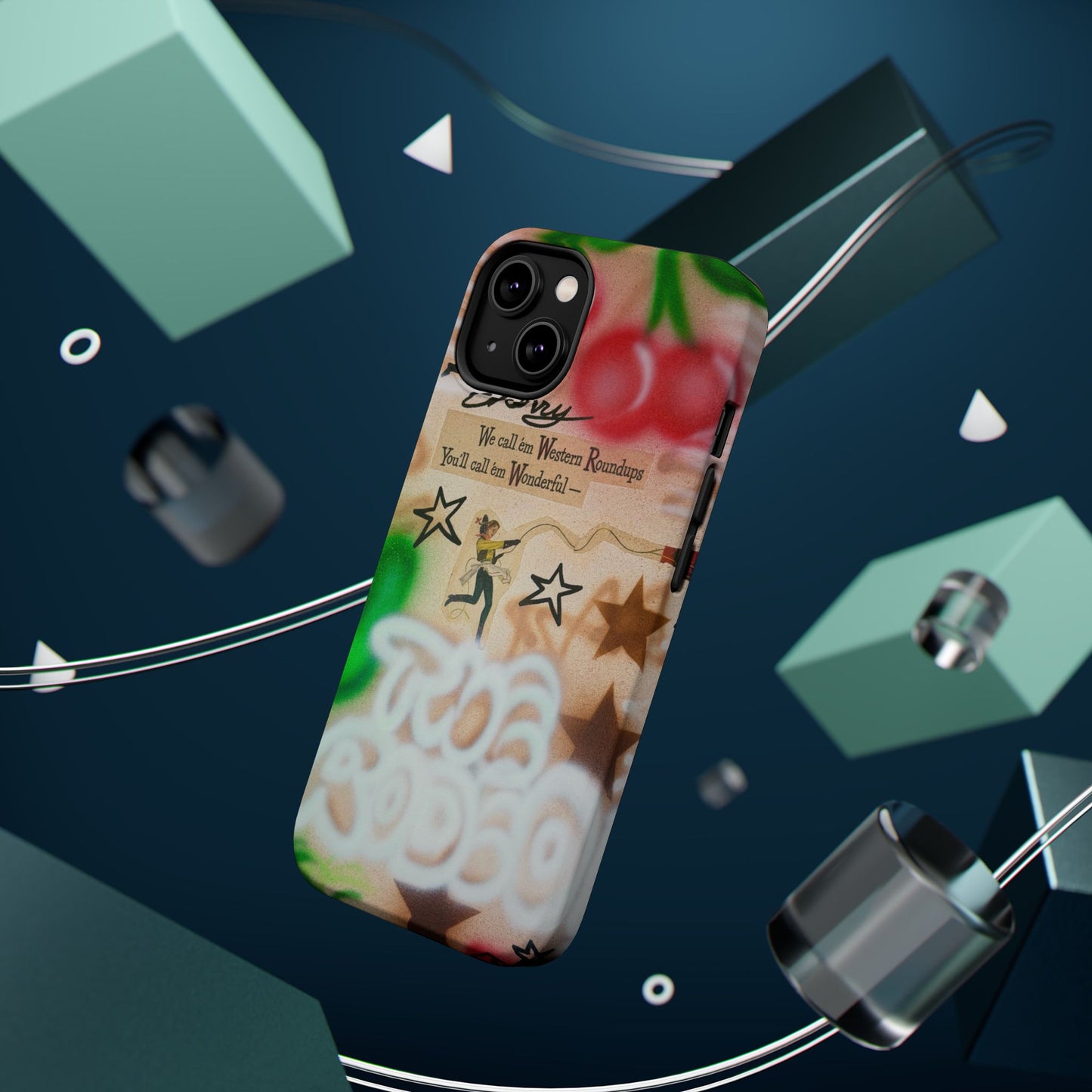 MagSafe "the rodeo" airbrush iPhone case