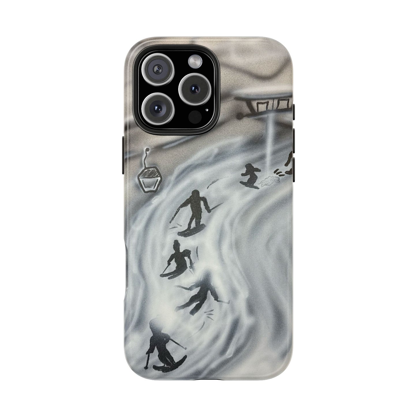"arctic avalanche" airbrush iPhone case