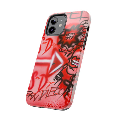 "san diego" airbrush iPhone case