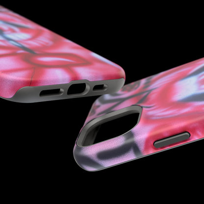 MagSafe "be happy, go lucky" Airbrush-iPhone-Hülle