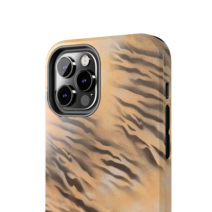 neutral tiger airbrush iPhone case