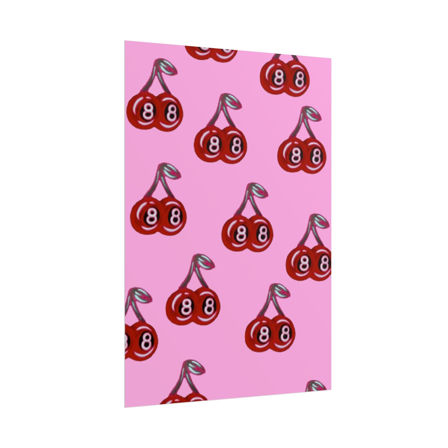"cami cherry pink" airbrush rolled print