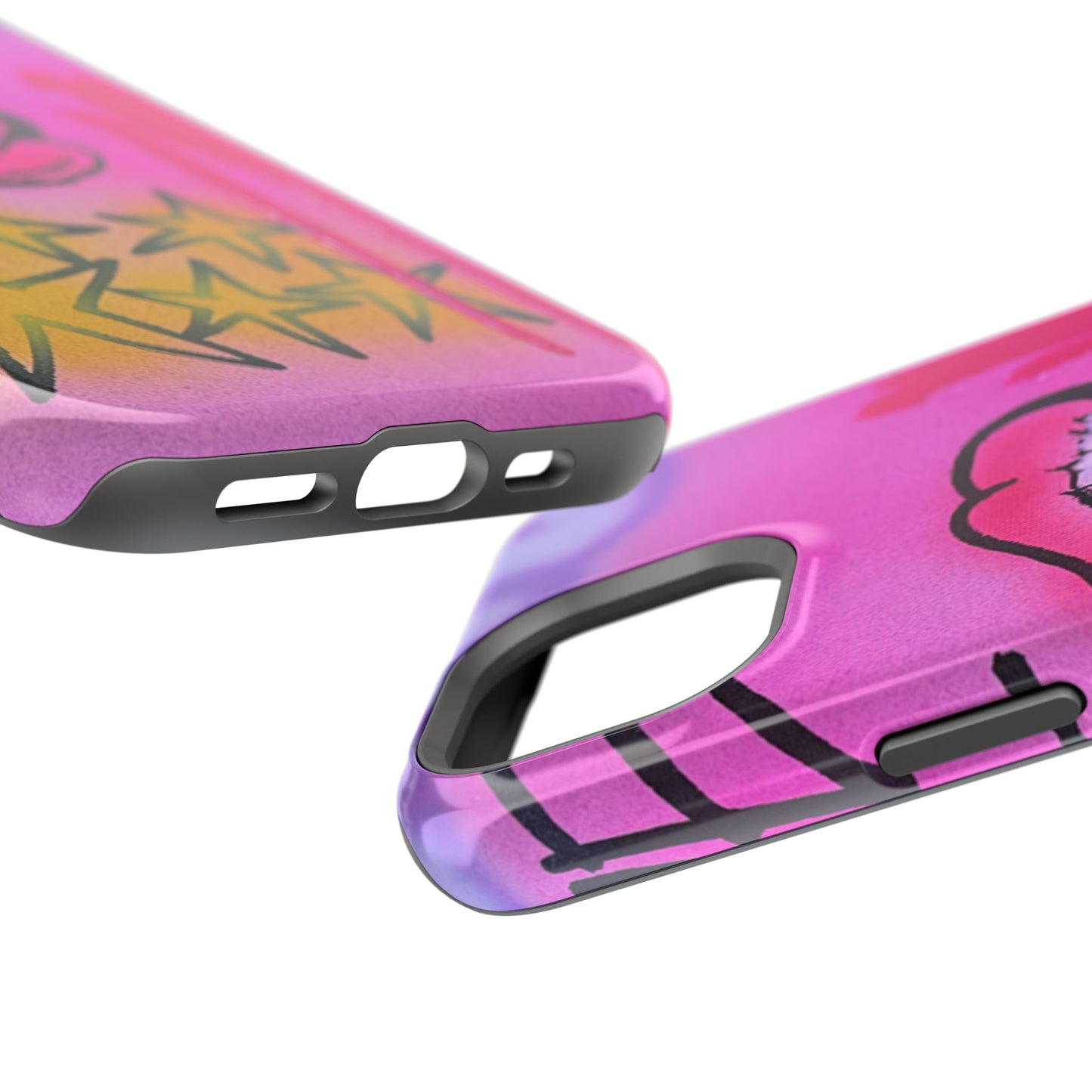 MagSafe "star drip" airbrush iPhone case