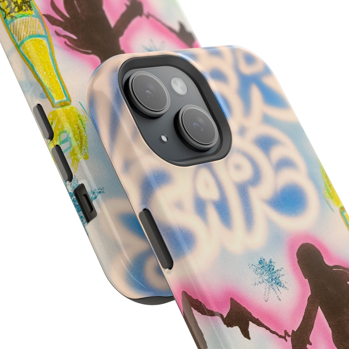MagSafe "winter escape" airbrush iPhone case