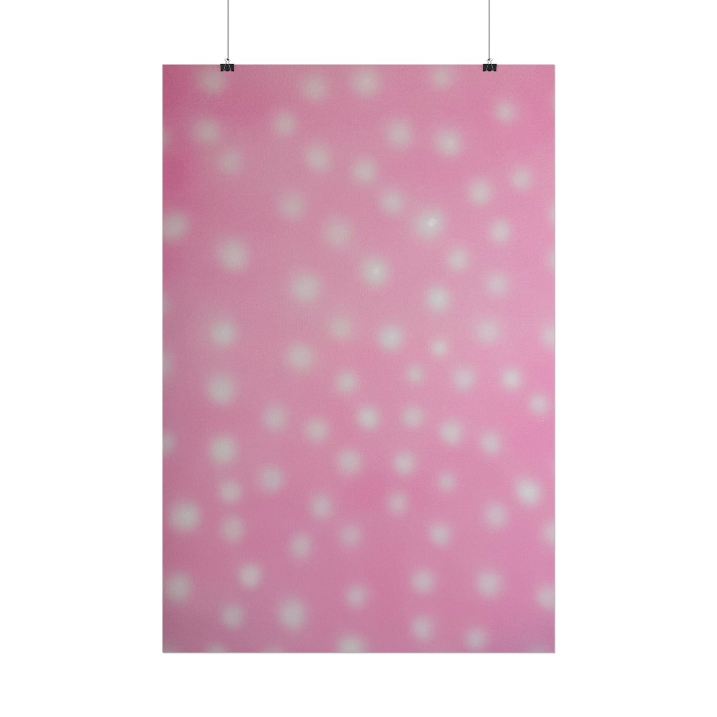 "strawberry swirl polka dot" airbrush rolled print