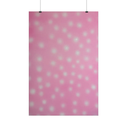 "strawberry swirl polka dot" airbrush rolled print