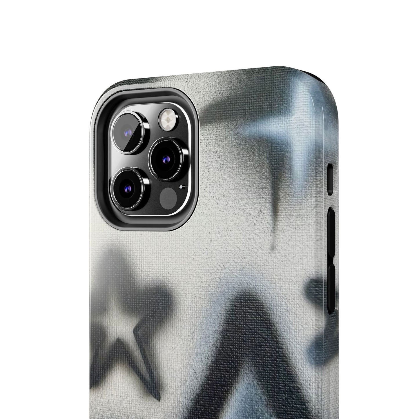 "black & white stars" airbrush iPhone case