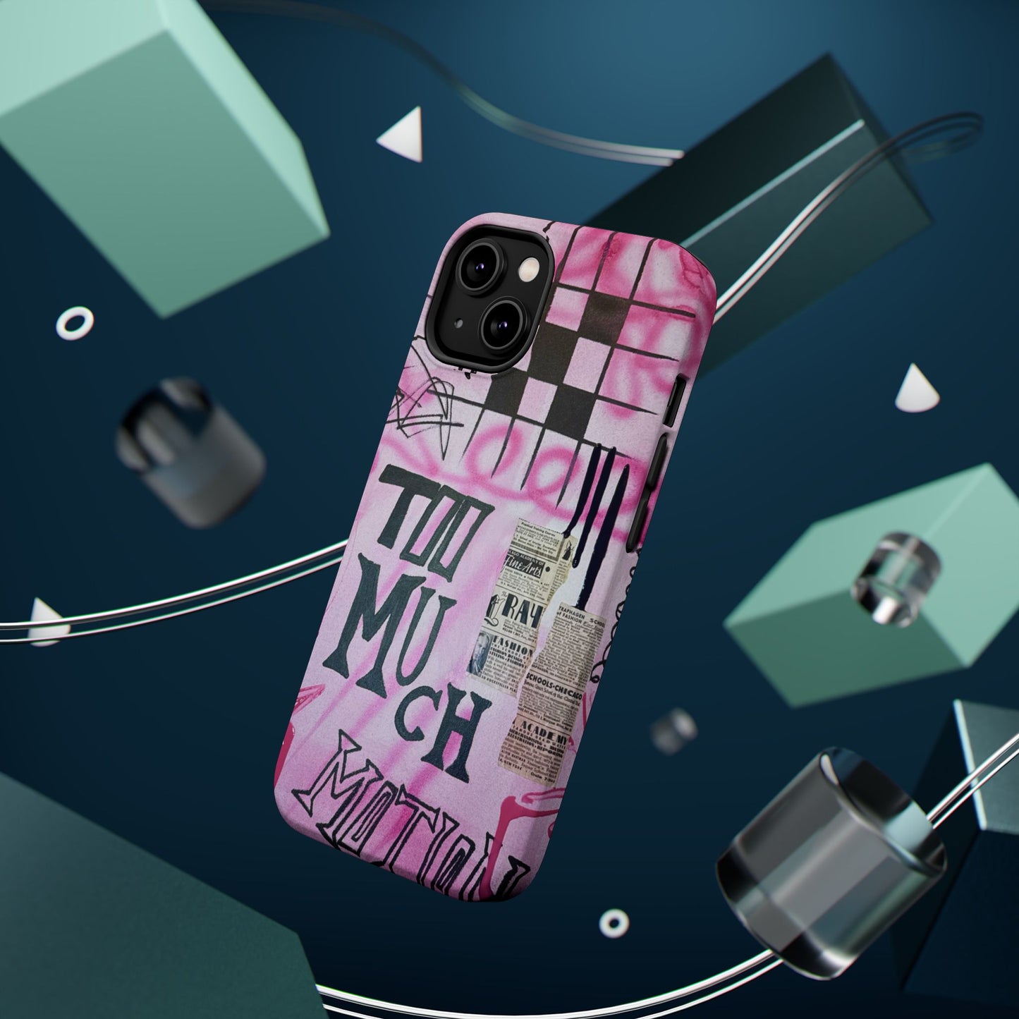 MagSafe "too much motion" airbrush iPhone case