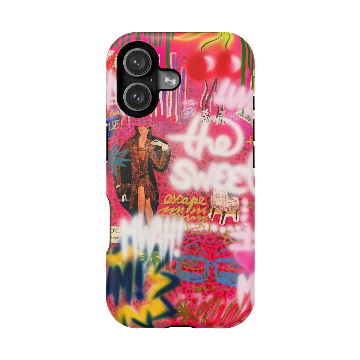 MagSafe "Sweet Escape" Airbrush iPhone Hülle