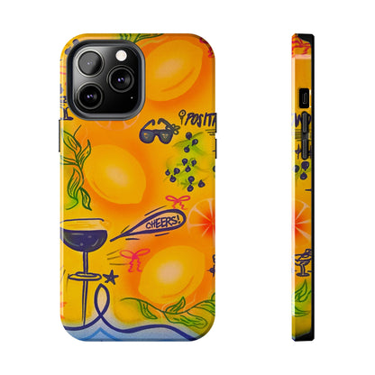 "citrus coastline" airbrush iPhone case