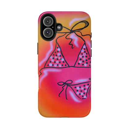 "glitter bikini" airbrush iPhone case