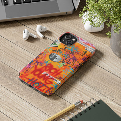 "young, rich, hot!" airbrush iPhone case