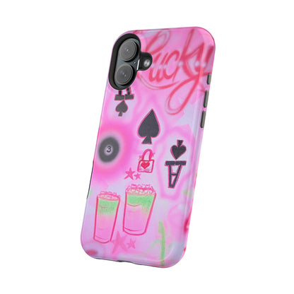 MagSafe "lucky ace" airbrush iPhone case