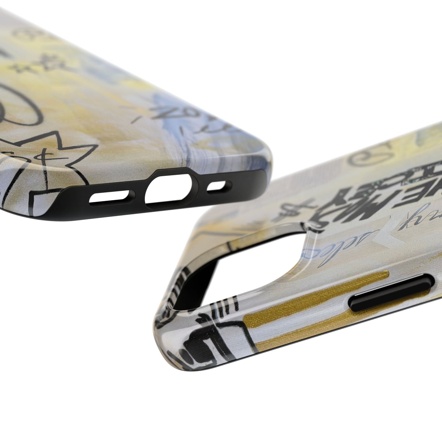 "golden glacier" airbrush iPhone case