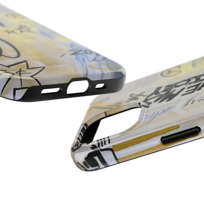 "golden glacier" airbrush iPhone case