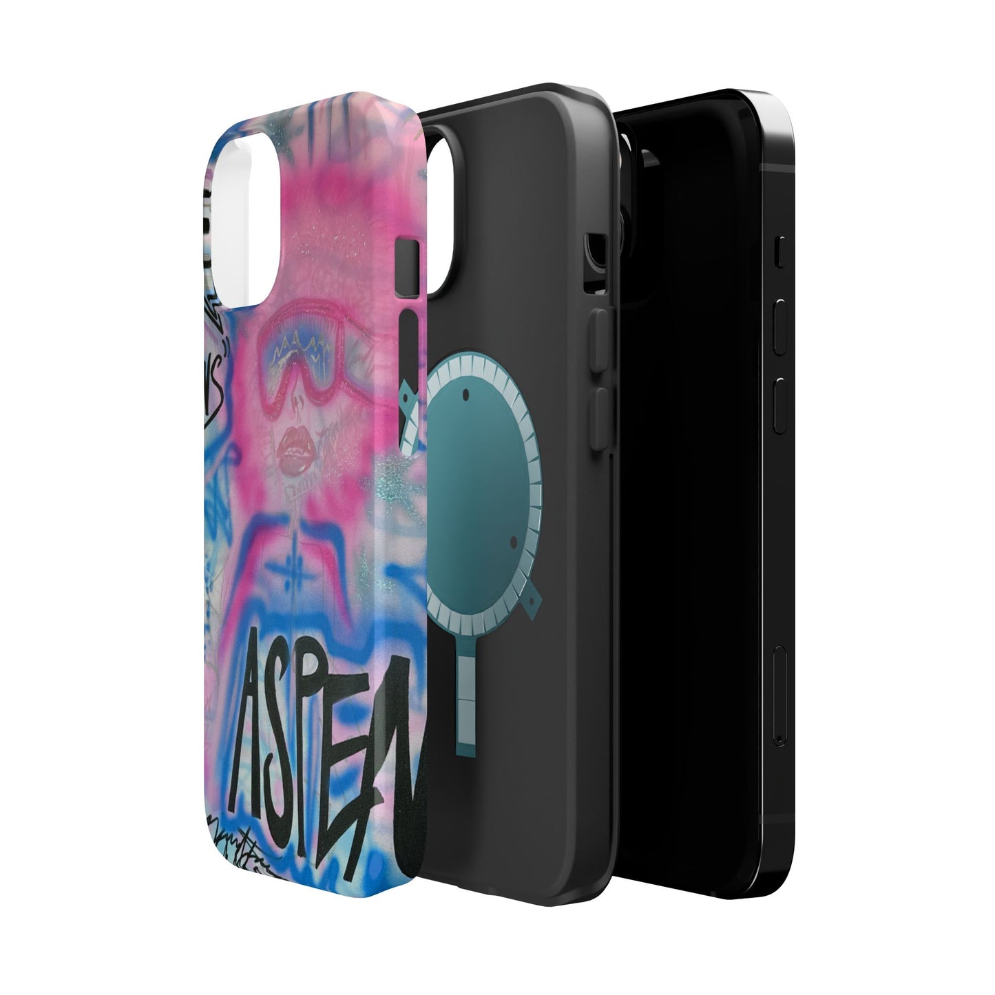 MagSafe "aspen aspirations" airbrush iPhone case