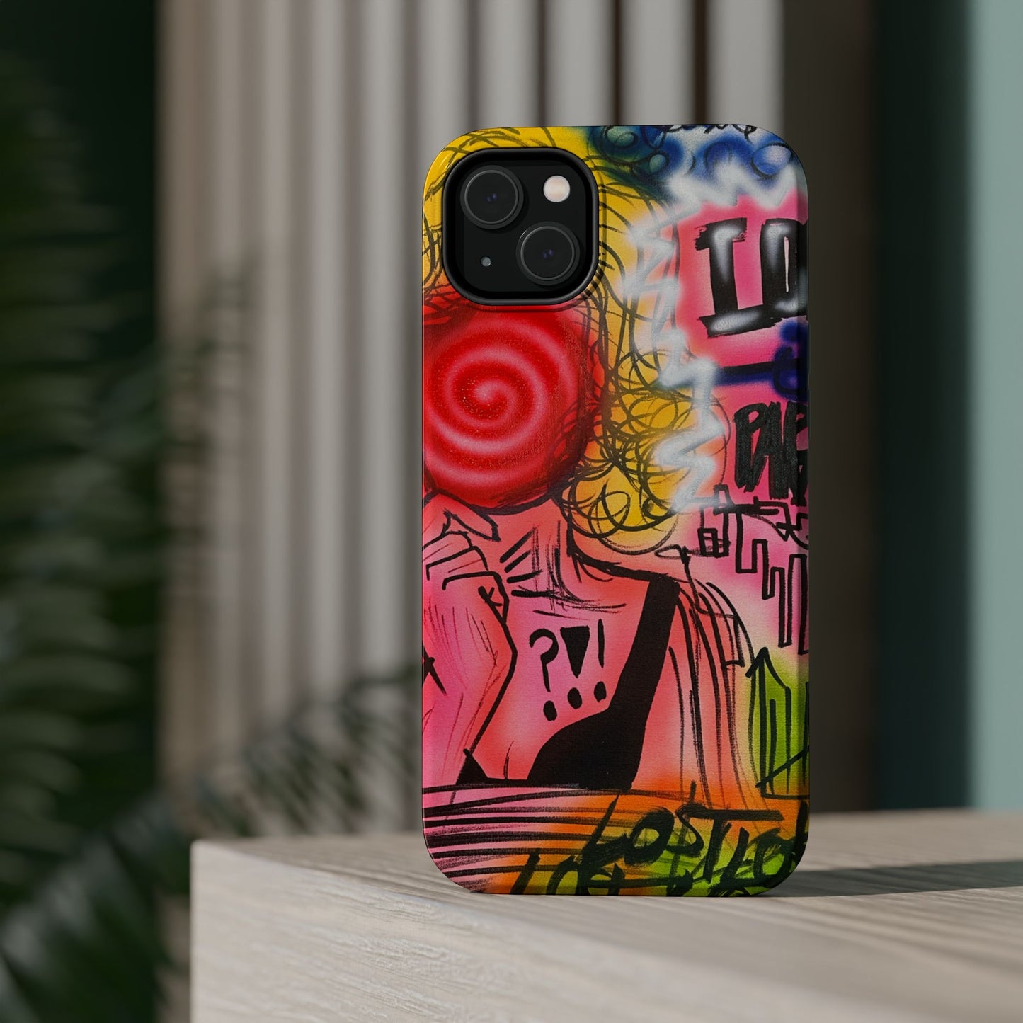 MagSafe „Lost in Paradise“ Airbrush-iPhone-Hülle