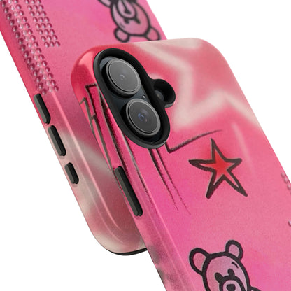 "teddy bear" airbrush iPhone case