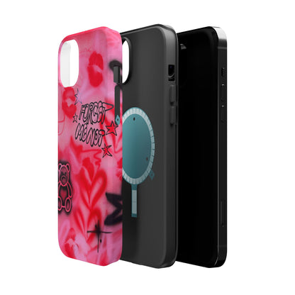 MagSafe @asualphaphi custom airbrush iPhone case