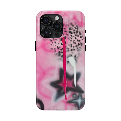 "pink cheetah" airbrush iPhone case