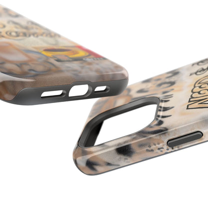MagSafe "need $$ for coffee" airbrush iPhone case