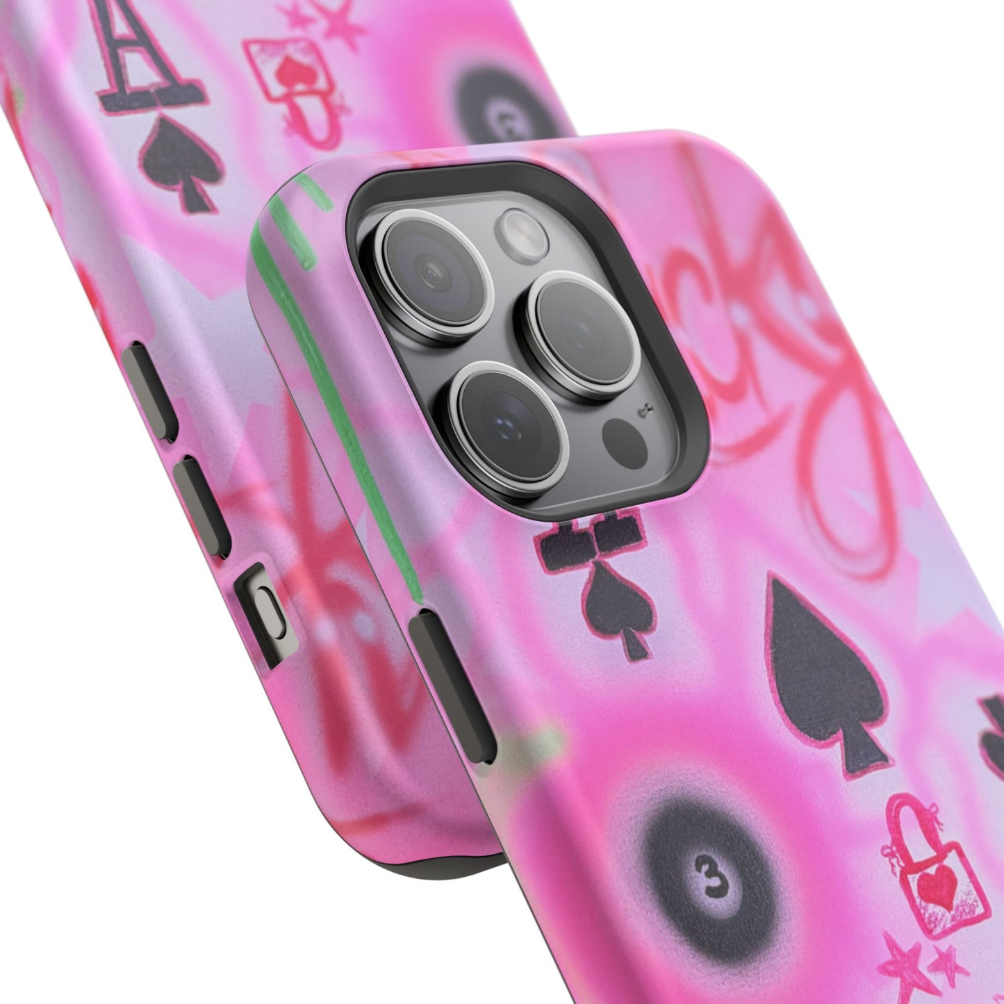 MagSafe "lucky ace" airbrush iPhone case