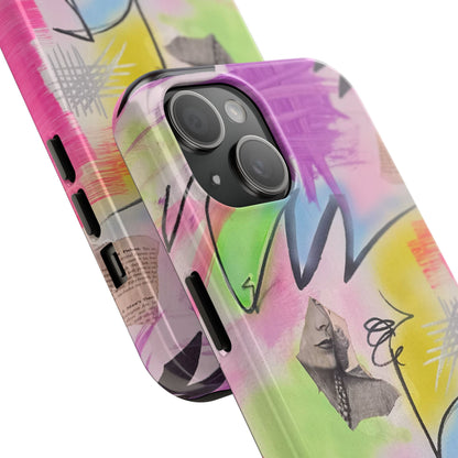 "pastel static" airbrush iPhone case
