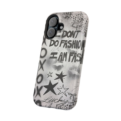 MagSafe "i am fashion" airbrush iPhone case