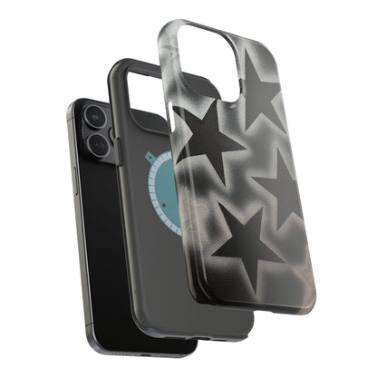 MagSafe "chrome stars" airbrush iPhone case