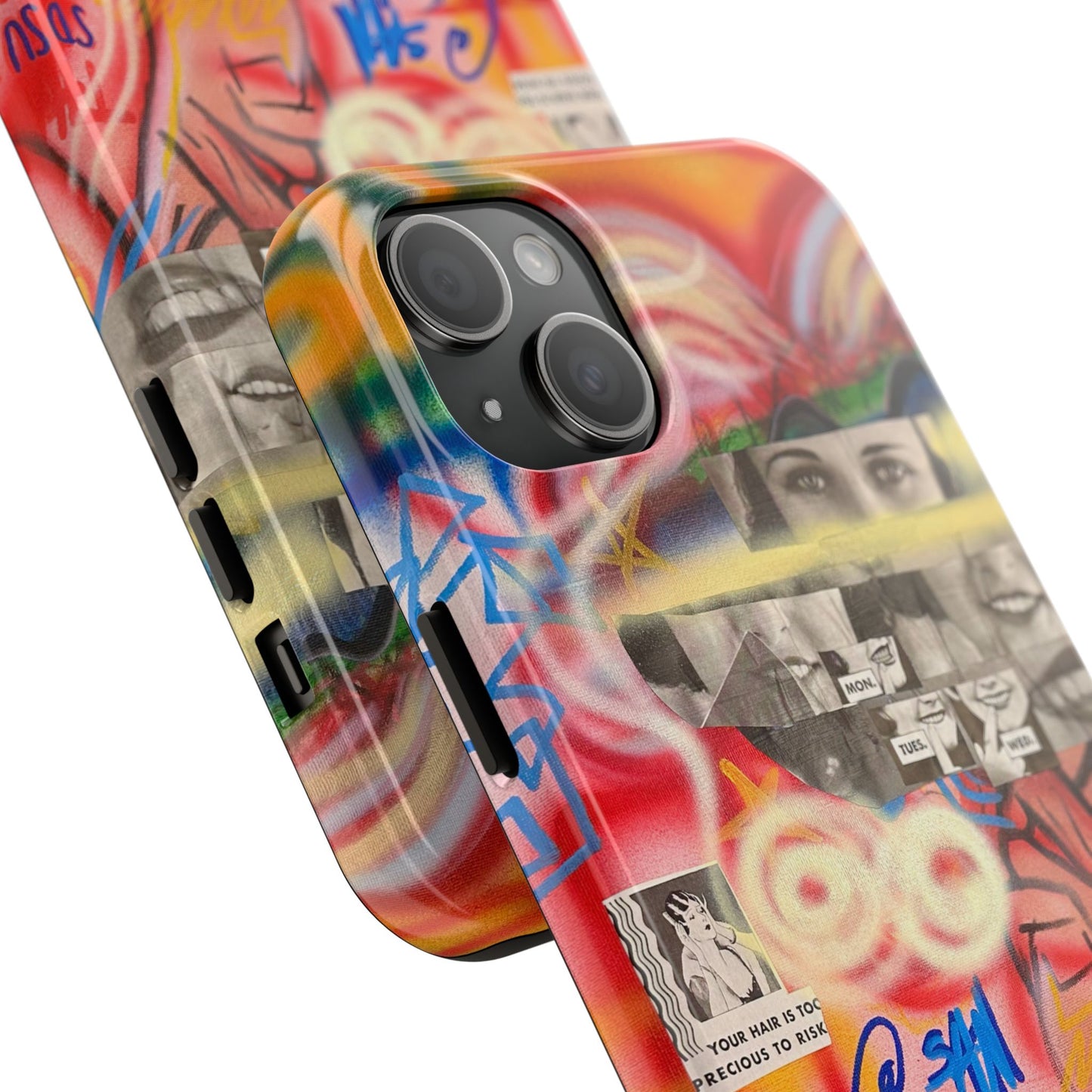 "get busy!" airbrush iPhone case