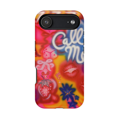 MagSafe "CALL ME!" airbrush iPhone case
