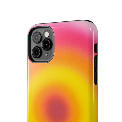 "pink lemonade aura" airbrush iPhone case