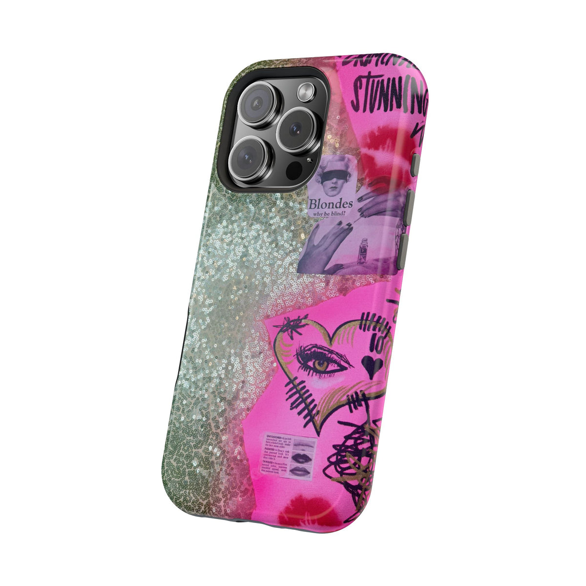 MagSafe "glitter gloss" airbrush iPhone case