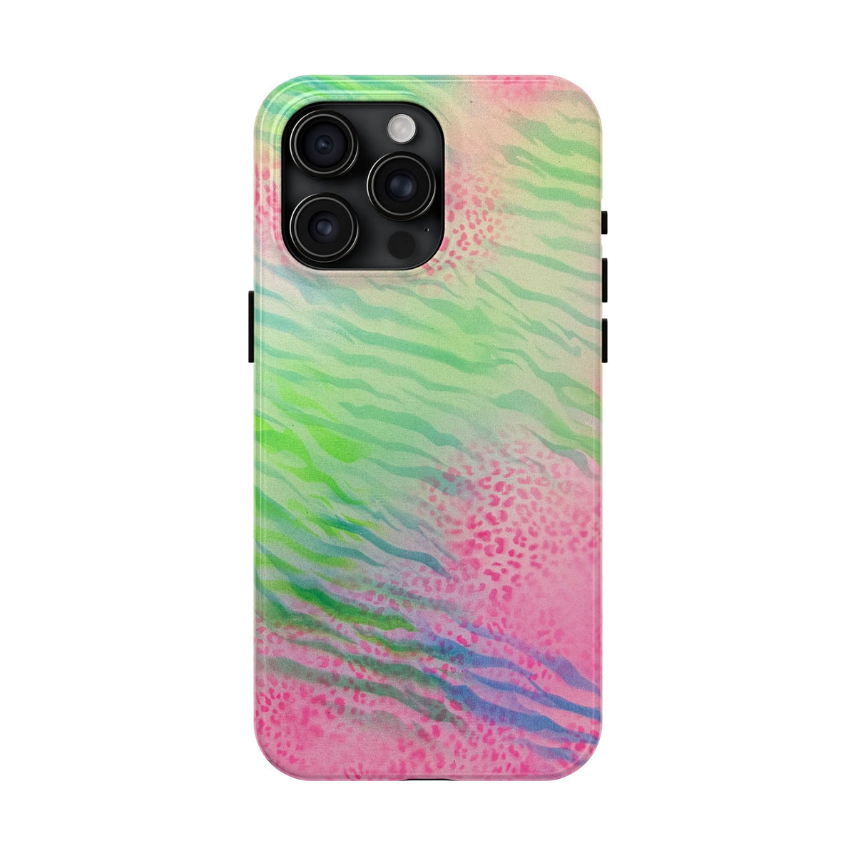 "teal cheetah" airbrush iPhone case