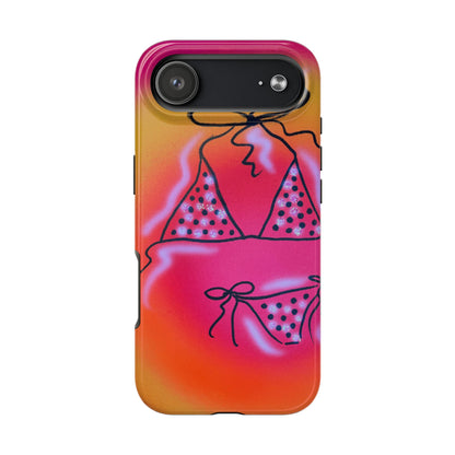 "glitter bikini" airbrush iPhone case