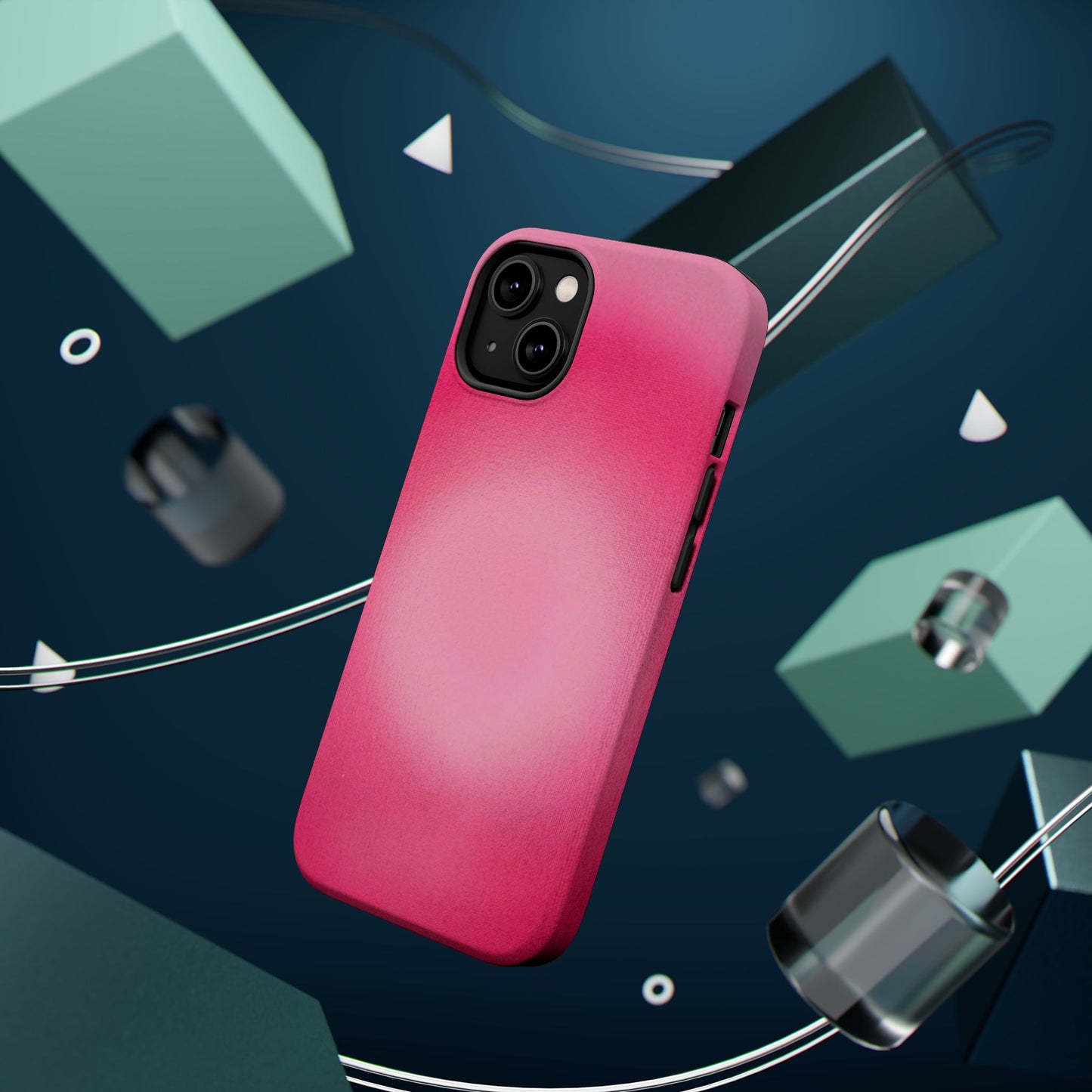 MagSafe "pinkberry" airbrush iPhone case