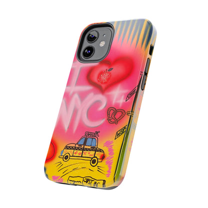 "in the city" airbrush iPhone case