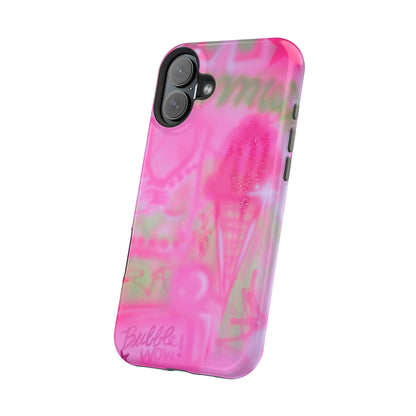 MagSafe "miami matcha" airbrush iPhone case
