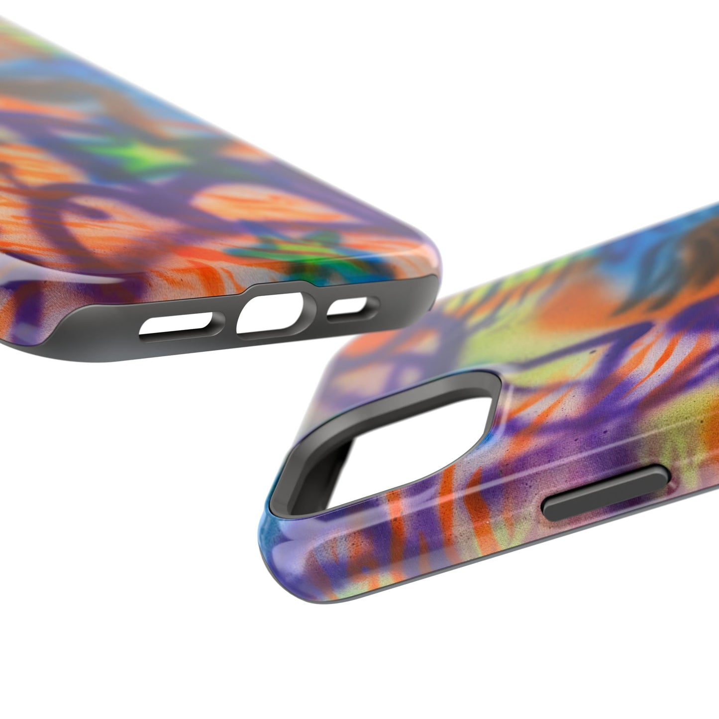 MagSafe "streetwear angel" airbrush iPhone case